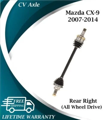 Nuevo eje CV trasero derecho OE para Mazda CX-9 2007-2014 4X4 garantía de por vida Foto 1 de 4