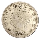 1898 P LIBERTY V NICKEL AG ABOUT GOOD 1898 P LIBERTY V NICKEL AG ABOUT GOOD