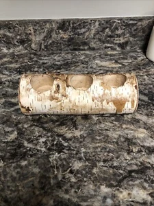 Vintage Log Votive Candle Holder - Picture 1 of 15