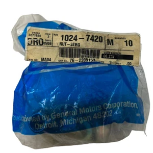 GM OEM Qty 10 Steering Gear Outer Tie Rod Nut 10247420 Cadillac 2016-2019 NOS - Picture 1 of 2