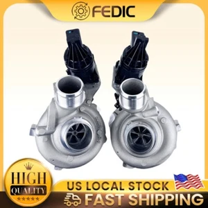Twin MFS Turbocharger for Ford Pickup F150 3.5L HL3E-6K682-AB HL3E-6C879-AB - Picture 1 of 7