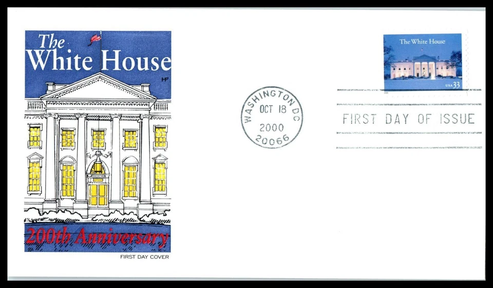 2000 The White House 33c Sc 3445 FDC with House of Farnam cachet (35 - Image 1 of 1