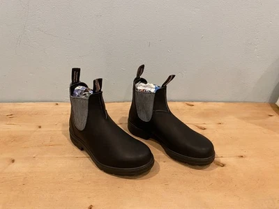 Bota Chelsea Blundstone para mujer nueva sin etiquetas/B, cuero negro, talla AU 7,5 / US 10,5 Foto 1 de 4