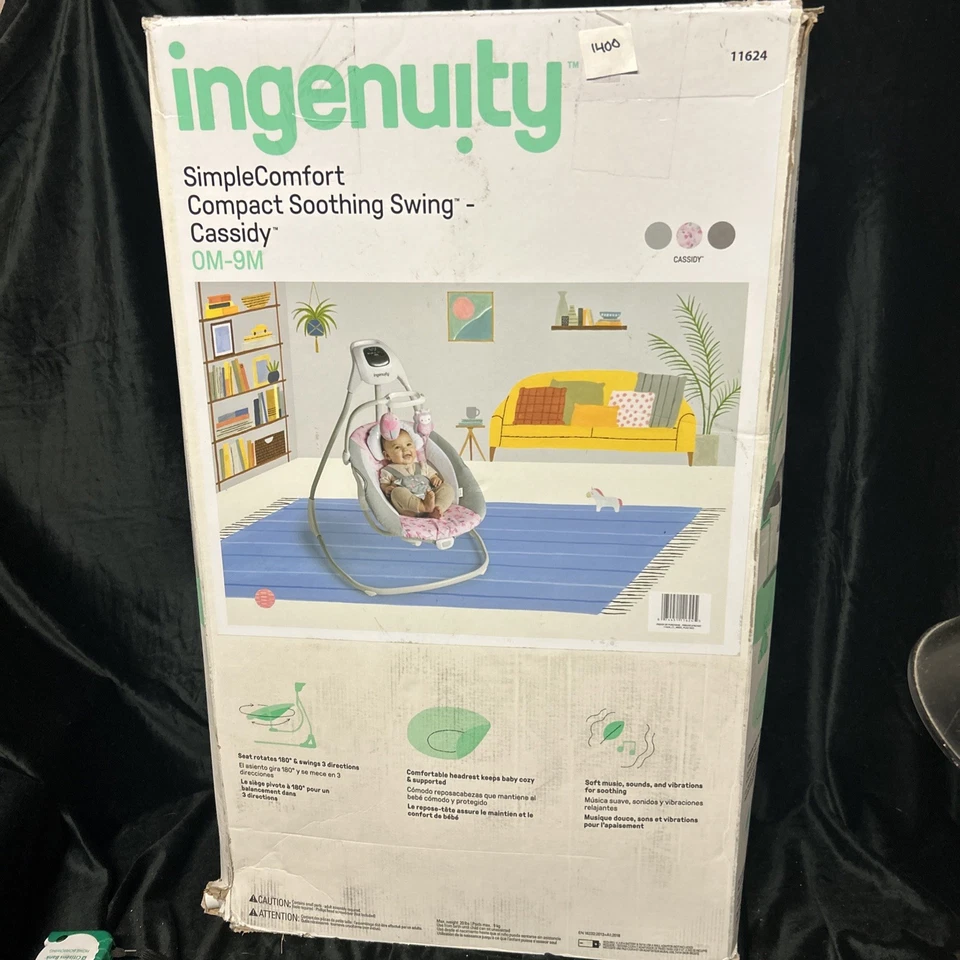 Columpio Cassidy Calmante Compacto Ingenuity SimpleComfort Foto 1 de 1