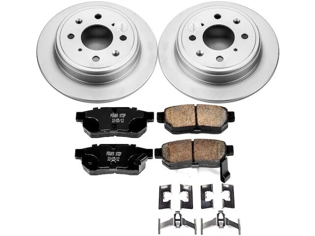 Kit de pastillas de freno trasero y rotor para Honda Prelude 1989 1990 1988-1991 GW613BH Foto 1 de 1