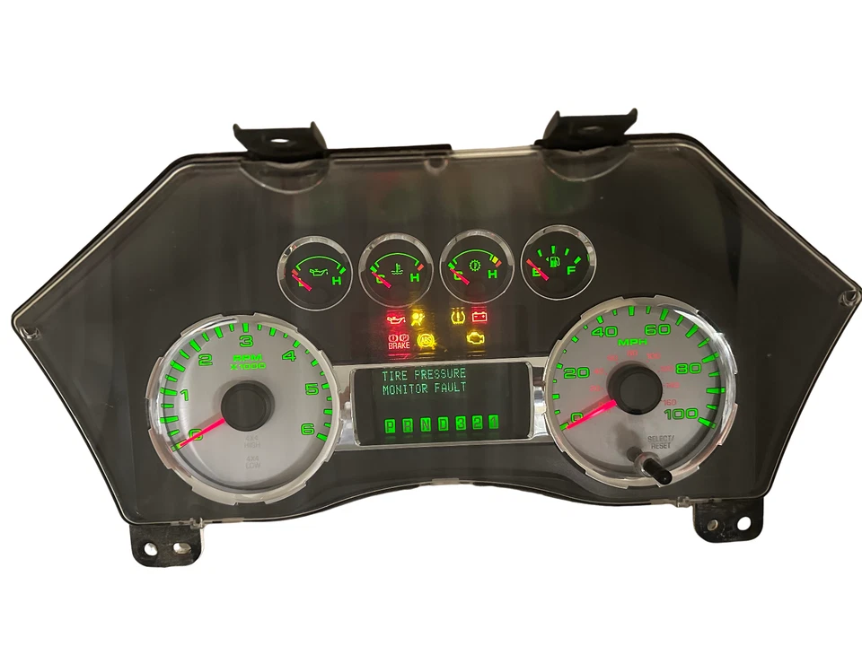 Cuadro de instrumentos velocímetro 08 Ford F250SD/F350SD panel 100.027 millas gas Foto 1 de 4