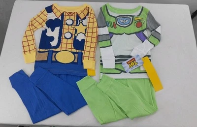 Disney Toy Story Buzzlight Año Y Woody Disfraz Pijama Set NUEVO con ETIQUETAS Foto 1 de 3