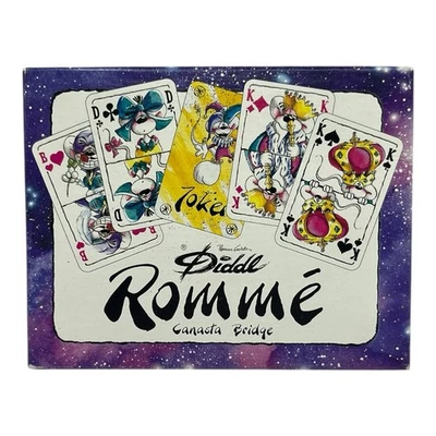 Diddl Rommé Canasta Bridge Vintage Kartenspiel 90er Komplett - Bild 1 von 4