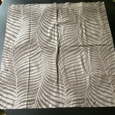 $500 РЕДКАЯ SCHLOSSBERG ЭКЗОТИЧЕСКАЯ Пальмовая Листья ЕВРО ШАМС САТИН СЕРЫЙ Швейцария - Изображение 1 из 4