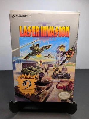Laser Invasion • NES • Nintendo • 1988 • Sello Ovalado • Manual • Sin probar • Como nuevo Foto 1 de 4