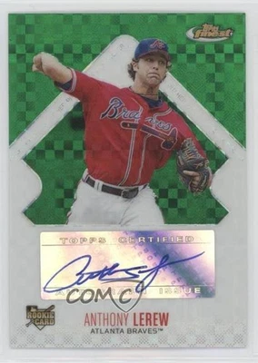 2006 Topps Finest Rookie Auto Green X-Fractor /50 Anthony Lerew #154 Auto - Image 1 of 2