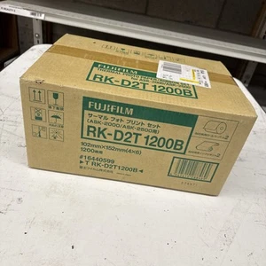 Submedios de tinte Fujifilm RK-D2T1200B 4x6" para impresora ASK-2000/2500, 2 rollos - Imagen 1 de 2