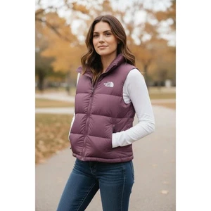 The North Face Womens Hydrenalite Puffer Vest Midnight Mauve Size Medium - Picture 1 of 7