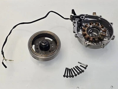 Honda XR600R 1992 motor motor estator conjunto cables de rotor magnético funcionando Foto 1 de 4