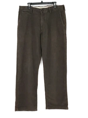 Брюки мужские Banana Republic 35 x 34 коричневые тяжелые хлопковые с клапанами карманами винтажные - Изображение 1 из 4