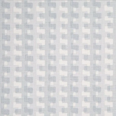 Christopher Farr Cremaillere Soft Blue 100% Linen remnant 3 Yrd 27" New - Image 1 of 4