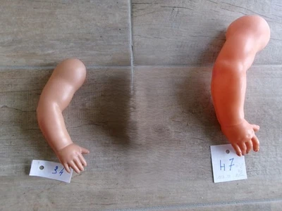 bras droit baigneur ancien celluloïd , prix vente à l'unité au choix - Photo 1/4