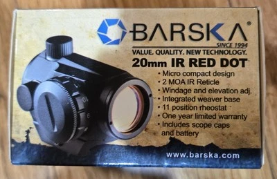 Barska 1x20 punto rojo. Modelo AC11428. Nuevo en caja. Envío gratuito. Foto 1 de 3
