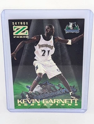 1996-97 SkyBox Z-Force Zenations No7 Кевин Гарнетт Minnesota Timberwolves Зал славы - Изображение 1 из 2