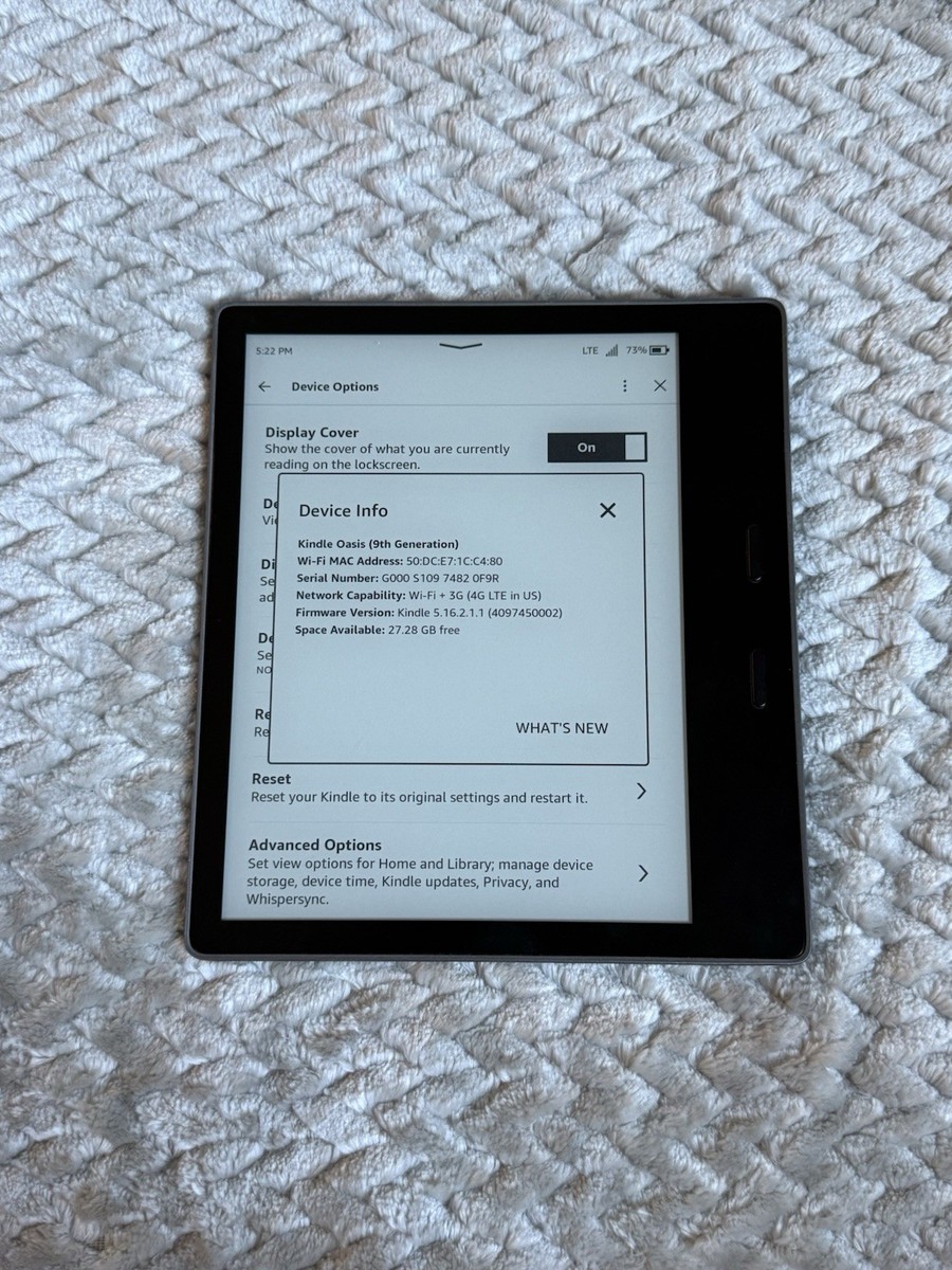Kindle Oasis 第9世代 3G対応モデル いま「Kindle Oasis」の最新モデルへ買い替えるべき旧モデルは