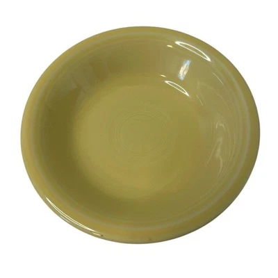 Cuenco de postre amarillo vintage Fiestaware Homer Laughlin China EE. UU. sin plomo Foto 1 de 4