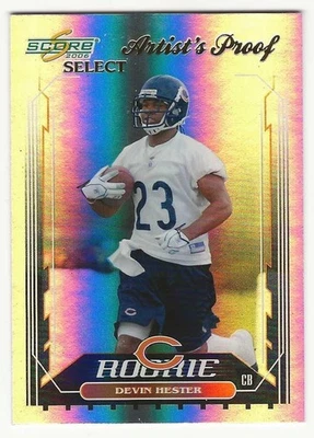 Devin Hester 2006 Score Artist Proof number 3 of 32 - Image 1 of 2