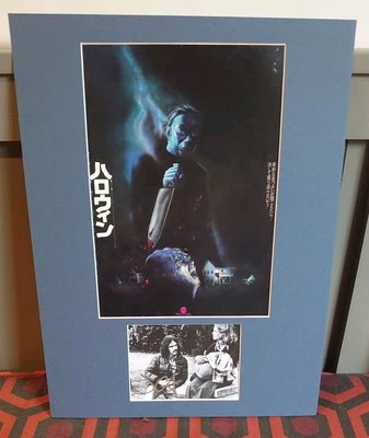 John Carpenter SIGNED Halloween Photo Genuine Autograph Mounted Original Poster  - Image 1 of 4