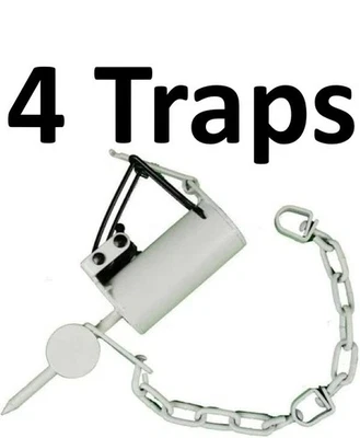 4 trampas a prueba de perros Ztrap control de molestias sujeción para patas de mapache 4 trampas Foto 1 de 2