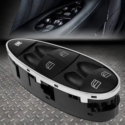 PARA 03-11 MERCEDES-BENZ CLASE CLS CLASE E INTERRUPTOR DE VENTANA ELÉCTRICA MAESTRO LADO DEL CONDUCTOR Foto 1 de 4