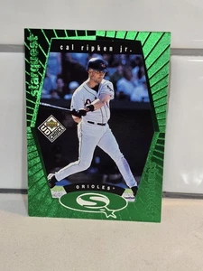 Upper Deck Choice Cal Ripken Jr Starquest 1999 verde #SQ21 Baltimore Orioles patio - Imagen 1 de 2
