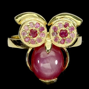 Black Friday Sterling Silver Ring Oval Ruby 10x7mm Gemstone Jewelry Size 7 - Picture 1 of 13