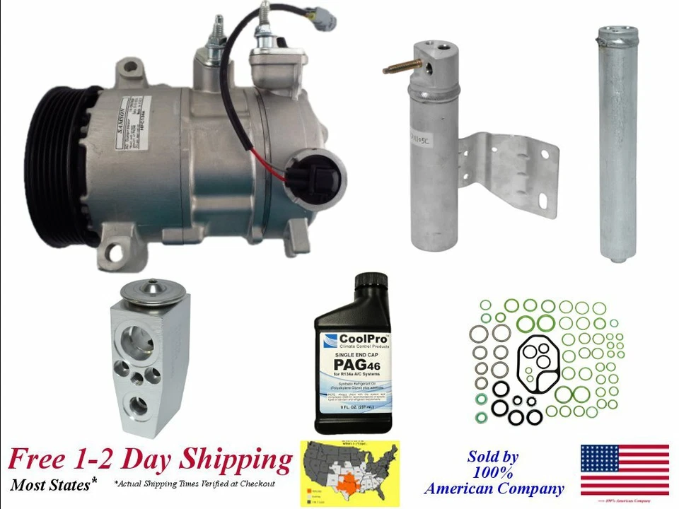 Ranshu 140667NEW A/C Clutch and Compressor - A/C Compressor