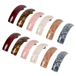 12x Barrettes for Women Hair Clips Accessories Large French Pin Retro Hair Clasp - Picture 1 of 7
