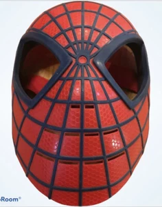 Hasbro Spiderman Costume Mask 2012 Marvel Molded Rigid Plastic  9”x 6.5” Kids - Picture 1 of 9
