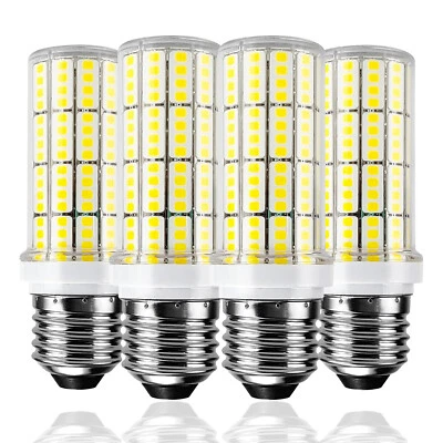 20W LED Corn Light Bulb 5000K Cool Daylight White E26/E27 Base   4 Pack  - Image 1 of 4