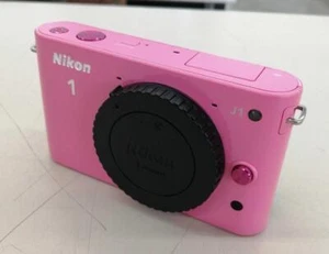 [Junk] Nikon 1 J1 Compact Mirrorless Digital Camera Pink Body Only 10.1MP  - Picture 1 of 8