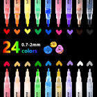24 Colors Acrylic Paint Pens Waterproof Permanent Marker Pens Acrylic Pens f
