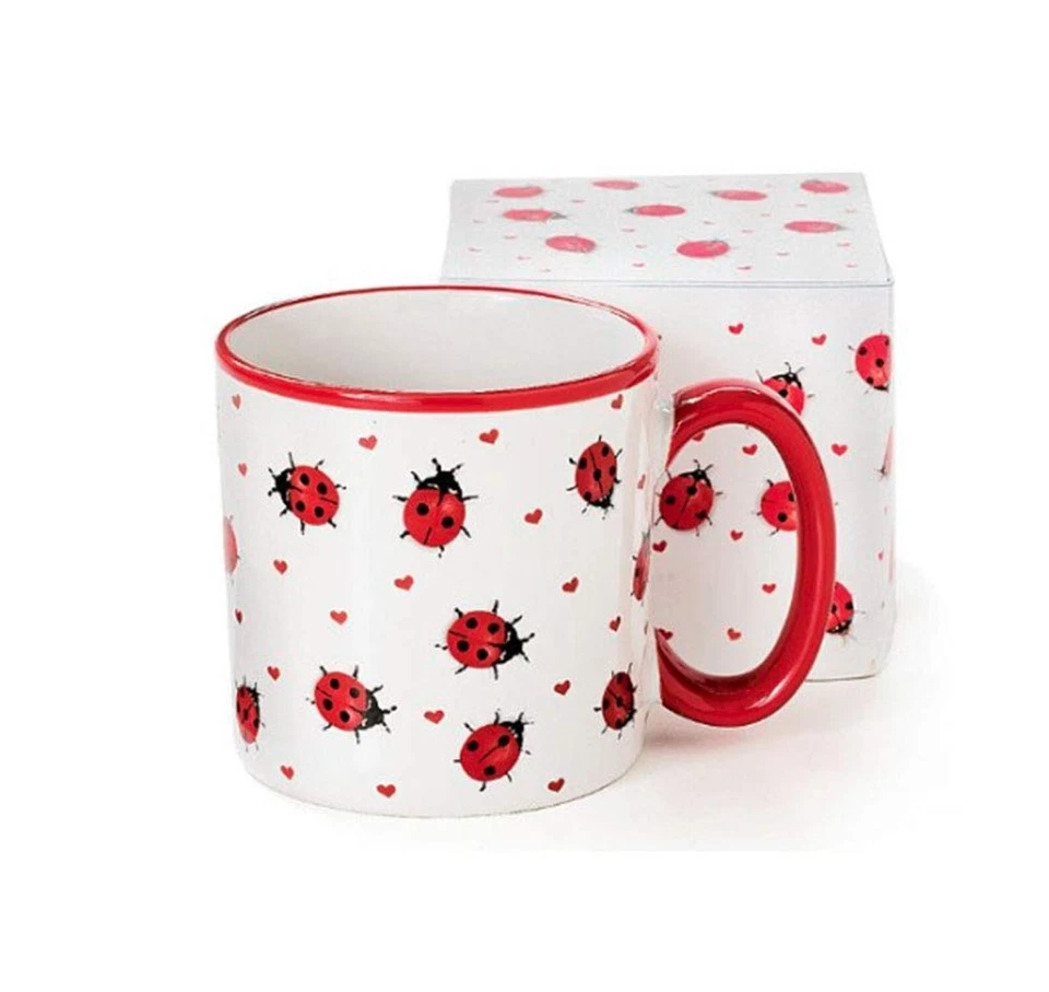 Ladybug Collection, adorable taza de café Ladybug artículo de regalo barato, 13 fl oz Foto 1 de 1