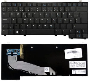 Teclado FINLANDÉS ORIGINAL DELL LATITUDE 14 5000 E5440 NEGRO QWERTY - Imagen 1 de 2