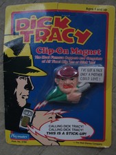 Dick Tracy Clip on Magnet Steve The Tramp Playmates Disney 1990 Nib
