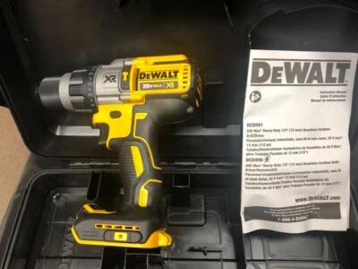 DEWALT DCD996B 20V MAX XR Li-Ion 1/2 pulgada. Taladro percutor/destornillador de 3 velocidades con estuche!! Foto 1 de 4