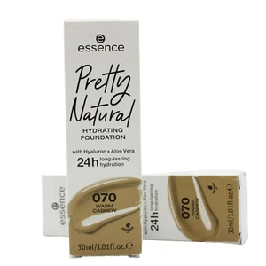 2x Essence Pretty Natural Hydrating Foundation 070 Warm Cashew 30ml - NEU OVP - Bild 1 von 2