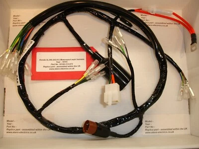 Honda SL350 (K0,K1) Réplica arnés de cables principal) Foto 1 de 4