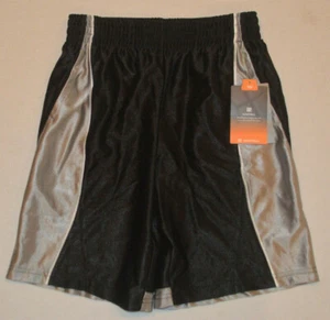 Boy's TekGear Black & Gray Drawstring Waist Basketball Athletic Shorts Sz S(8) - Picture 1 of 2