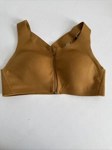 Lululemon Bra Womens 36C Spiced Bronze Enlite Zip Front High Support - Picture 1 of 9