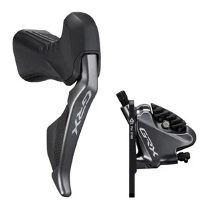 Shimano GRX RX810 Rear Disc Brake Caliper & Rear RX815 Shift Lever - Picture 1 of 6