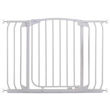 Chelsea Extra Wide Auto Close Security Gate In White Safety Secure Infant