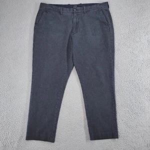 J.Crew Pants Mens 36x28 Gray Herringbone Chino The Sutton Comfort Straight Fit - Picture 1 of 19