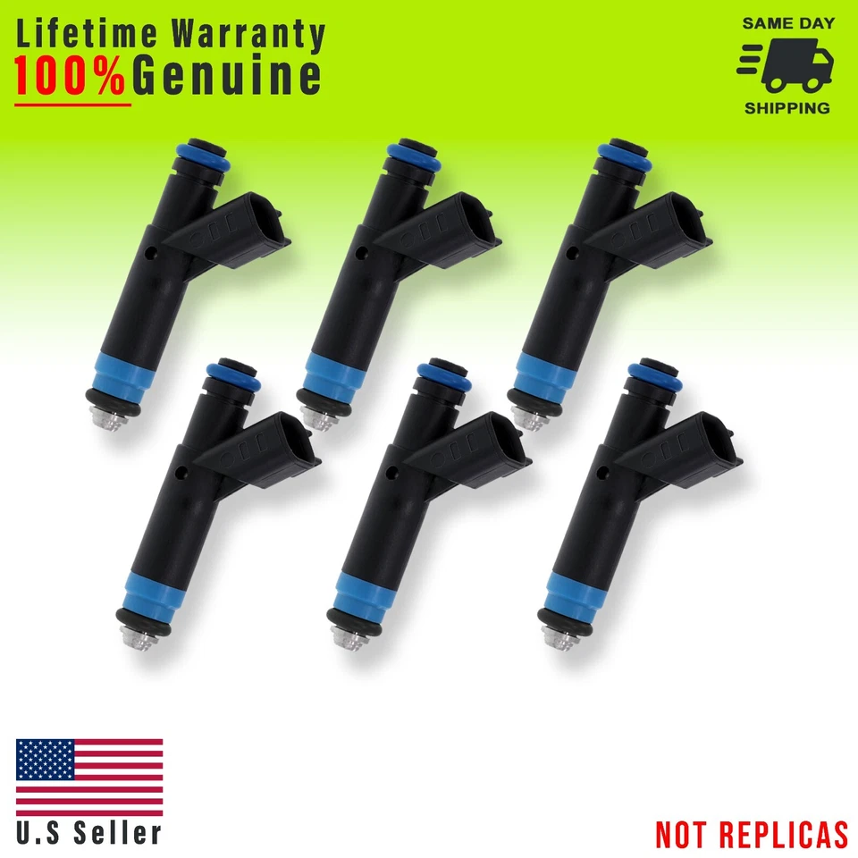 Inyectores de combustible OEM SIEMENS x6 para Ford Ranger: 2001-2008 3,0 L V6 Foto 1 de 1