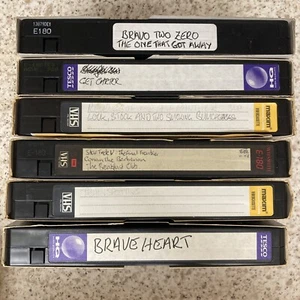 6 X Used VHS E-180 - Picture 1 of 2